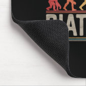 Tapis De Souris L'Évolution Du Biathlon Cible Tir Xc Skiin (Coin)