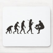 Tapis De Souris L'Évolution Du Pitcher De Baseball (Devant)