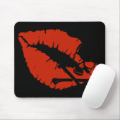 Tapis De Souris lèvres empoisonnées (Avec souris)