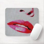 Tapis De Souris Lèvres rouges (Avec souris)