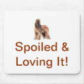 Tapis De Souris Lévrier afghan (Devant)