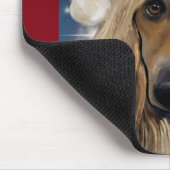 TAPIS DE SOURIS  LÉVRIER AFGHAN       (Coin)