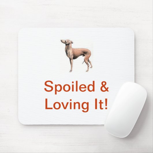 Tapis De Souris Lévrier italien (Avec souris)