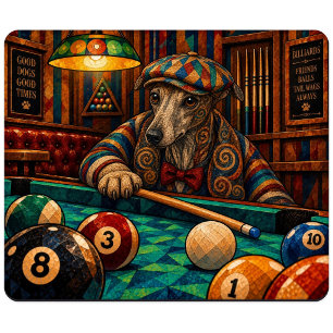 Tapis De Souris Lévrier Italien, Mosaïque Géométrique