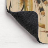 Tapis De Souris Levure de pêche à la mouche sur papier à liner (Coin)