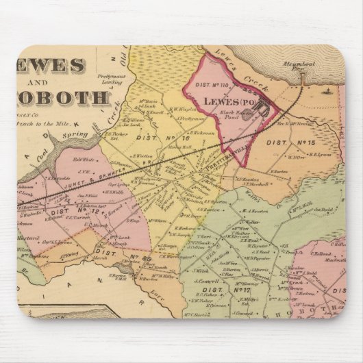 Tapis De Souris Lewes et Rehoboth (Devant)