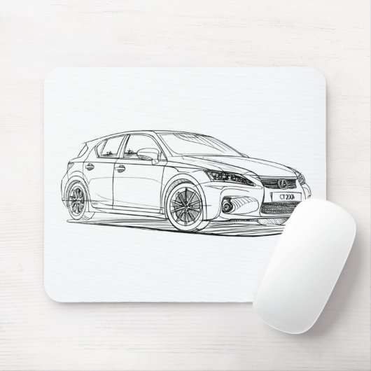 Tapis De Souris Lex CT200h 2011 (Avec souris)