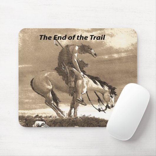 Tapis De Souris L'extrémité de la traînée (Avec souris)