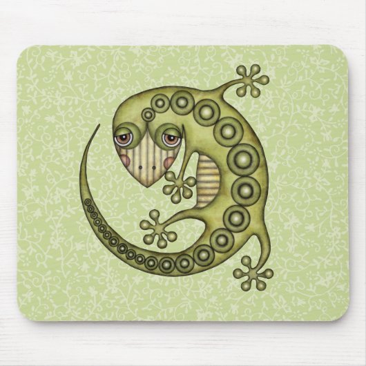 Tapis De Souris Lézard vert (Devant)