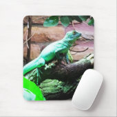 Tapis De Souris Lézard vert (Avec souris)