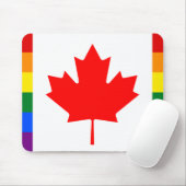 Tapis De Souris LGBT Canada (Avec souris)
