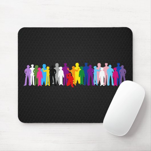 Tapis De Souris LGBT We The People Design (Avec souris)