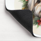 Tapis De Souris Lhasa Apso Christmas Wreath Festive Pup (Coin)