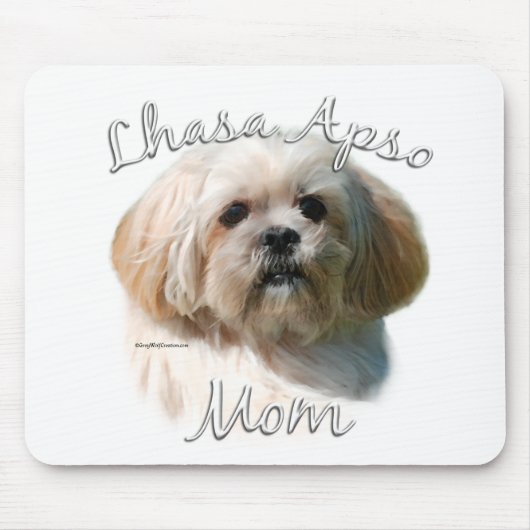 Tapis De Souris Lhasa Apso Maman 2 (Devant)