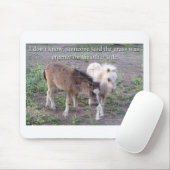 Tapis De Souris L'herbe est plus verte (Avec souris)
