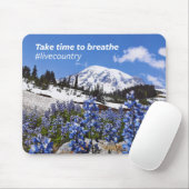 Tapis De Souris L'heure de prise de respirer (Avec souris)