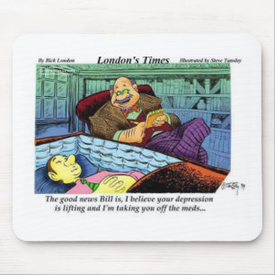 Tapis De Souris L'heure de Prozac Cadeaux drôles et objets à colle