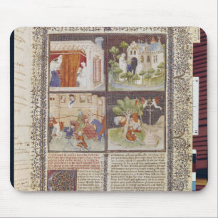 Tapis De Souris L'histoire de Lancelot et la recherche pour saint