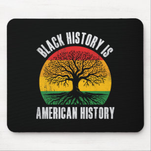 Tapis De Souris L'histoire noire est l'histoire américaine Bhm rac