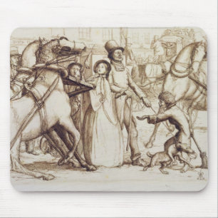 Tapis De Souris L'homme aveugle, 1853 (stylo, encre, lavage et