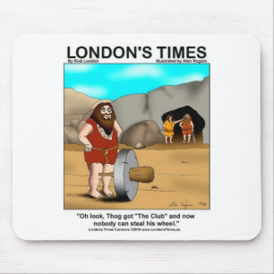 Tapis De Souris L'homme des cavernes a le club... Cadeaux drôles e