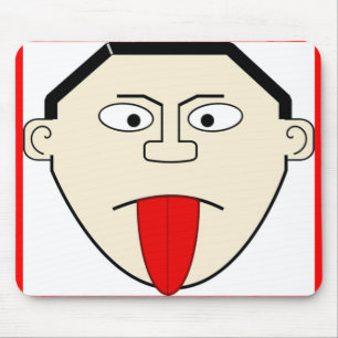 TAPIS DE SOURIS L'HOMME STICKING SA LANGUE