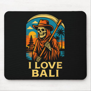 Tapis De Souris Li Indonésie J'aime Li Vintage Femmes Surfs Up