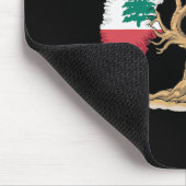 Tapis De Souris Liban Palestine Drapeau libanais Palestinien (Coin)