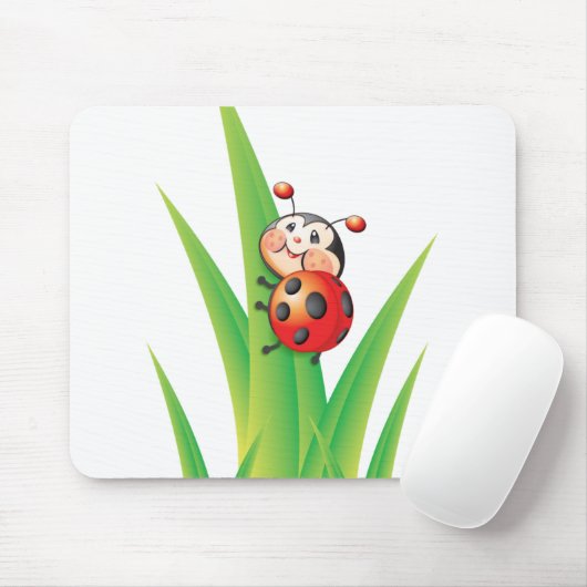 Tapis De Souris Libby la coccinelle Mousepad (Avec souris)
