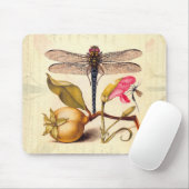 Tapis De Souris Libellule Botanique Nature Faune Hoefnagel Art (Avec souris)