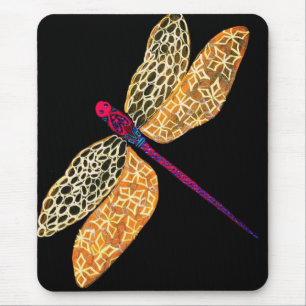 Tapis De Souris Libellule d'or