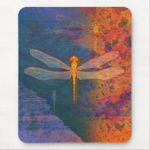 Tapis De Souris Libellule flamboyante