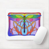Tapis De Souris Libellule Mousepad (Avec souris)