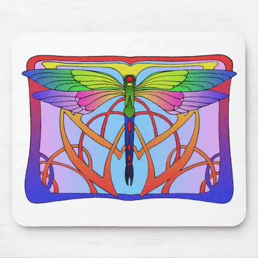 Tapis De Souris Libellule Mousepad (Devant)