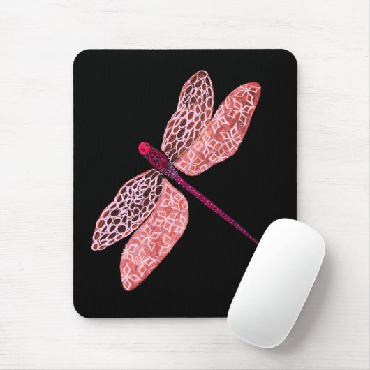 Tapis De Souris Libellule Mousepad (Avec souris)