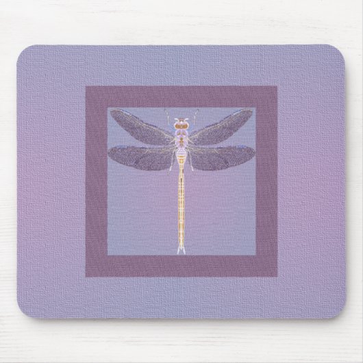 Tapis De Souris libellule violette (Devant)