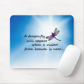 Tapis De Souris Libellule, visiteur de ciel (Avec souris)