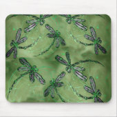 Tapis De Souris Libellules à ailes violettes (Devant)