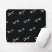 Tapis De Souris Libellules de minuit (Avec souris)