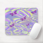 Tapis De Souris Libellules et coeurs (Avec souris)