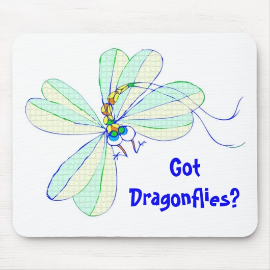 Tapis De Souris Libellules obtenues ? - Mousepad (Devant)