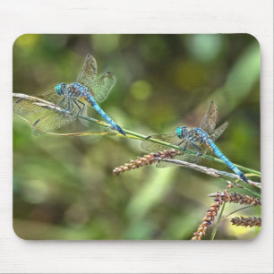Tapis De Souris Libellules sur la branche Mousepad