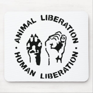 Tapis De Souris Libération animale - libération humaine