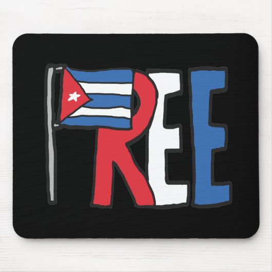 Tapis De Souris Libérer Cuba (Devant)