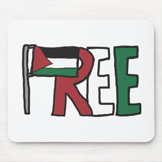 Tapis De Souris Libérez la Palestine (Devant)
