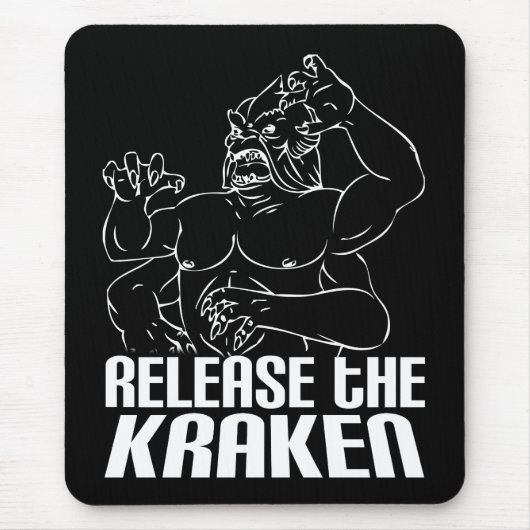 Tapis De Souris Libérez le Kraken (Devant)