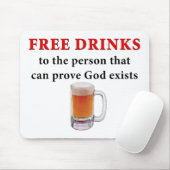 Tapis De Souris Libérez les boissons (Avec souris)