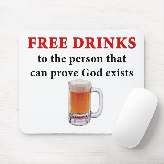 Tapis De Souris Libérez les boissons (Avec souris)