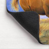 Tapis De Souris "Liberté débridée" Quartier Cheval Coureur (Coin)