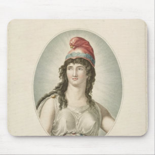 Tapis De Souris Liberté, patron du Français, gravé par Ruotte